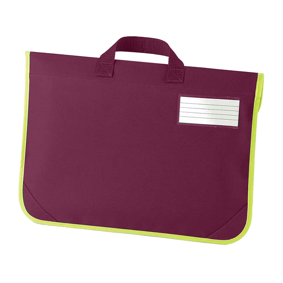 image 1 of Quadra Enhanced-Vis Book Bag - 4 Litres (Pack of 2) - Burgundy - One Size | Purple