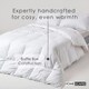 image 6 of Homescapes Duck Feather and Down 15 Tog Duvet for Winter, Single