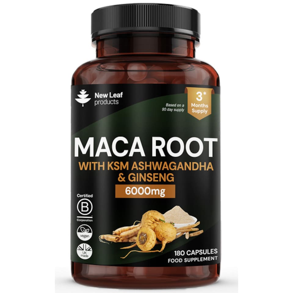 image 1 of Maca, KSM Ashwagandha & Ginseng - 6000mg Capsules