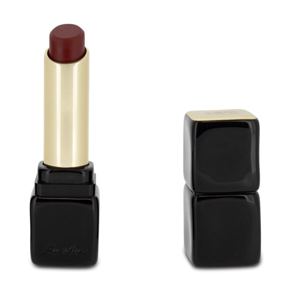 image 1 of Guerlain Kiss Kiss Tender Matte Lipstick 999 Eternal Red N/A