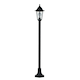 image 4 of ValueLights Mayfair Black Outdoor Bollard Light