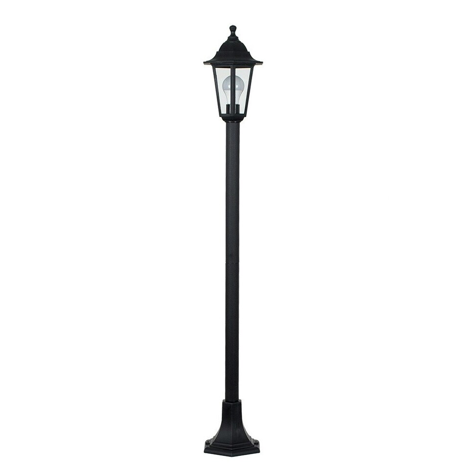 image 1 of ValueLights Mayfair Black Outdoor Bollard Light