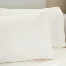 Belledorm 200 Thread Count Egyptian Cotton Housewife Pillowcases (Pair) - Ivory - One Size