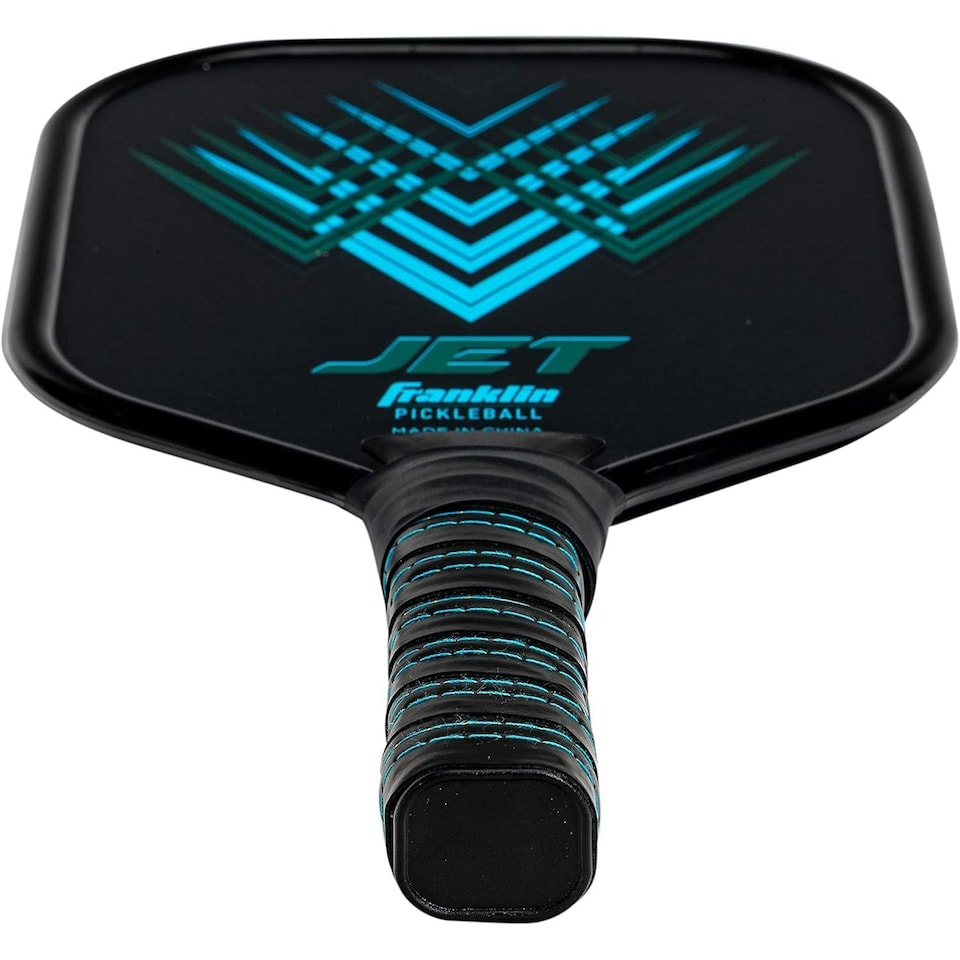 image 1 of Franklin Jet Aluminium Pickleball Paddle - Black/Blue - One Size