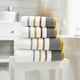 image 1 of Portland Ultrasoft Modern Cotton Rich Absorbent Towels Grey | Charcoal | Bath sheet