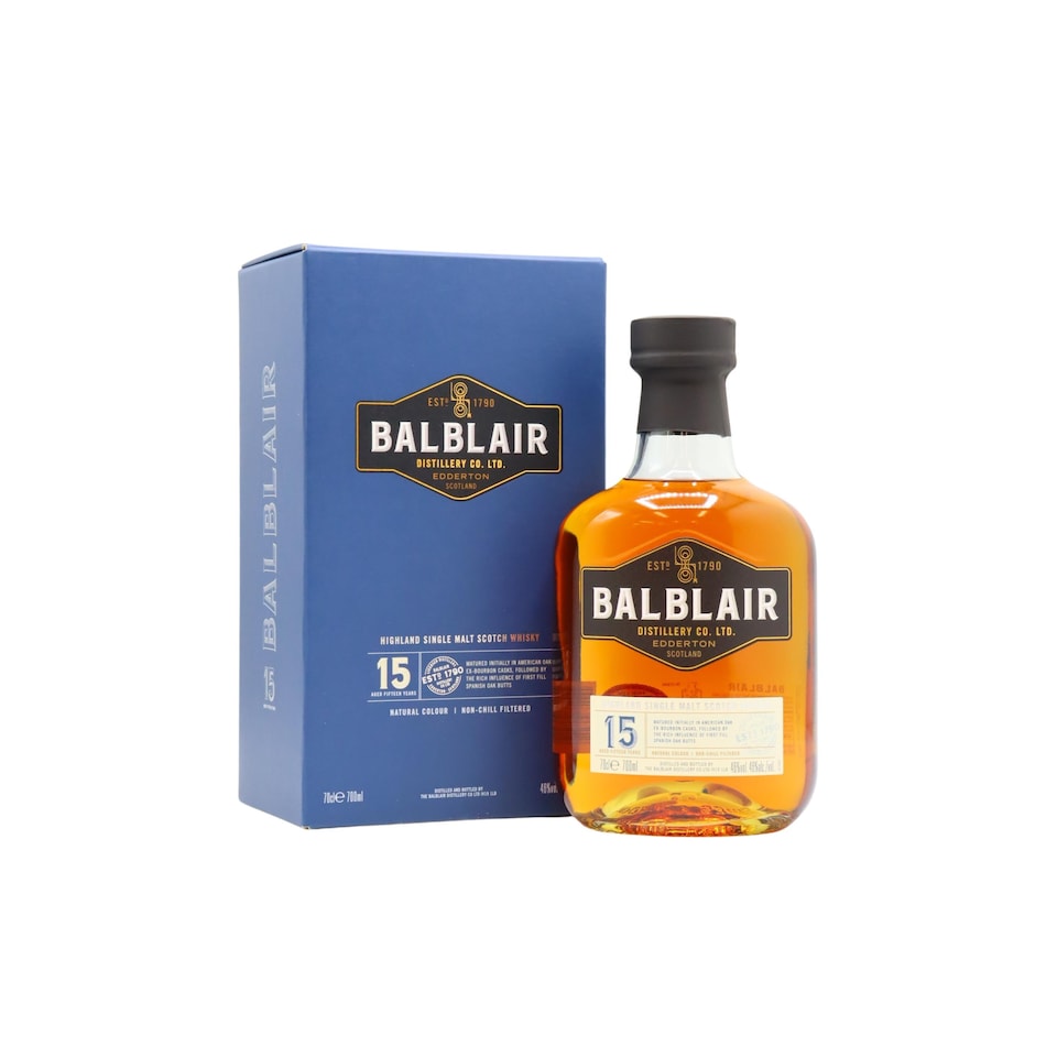 image 1 of Balblair - Highland Single Malt Scotch 15 year old Whisky