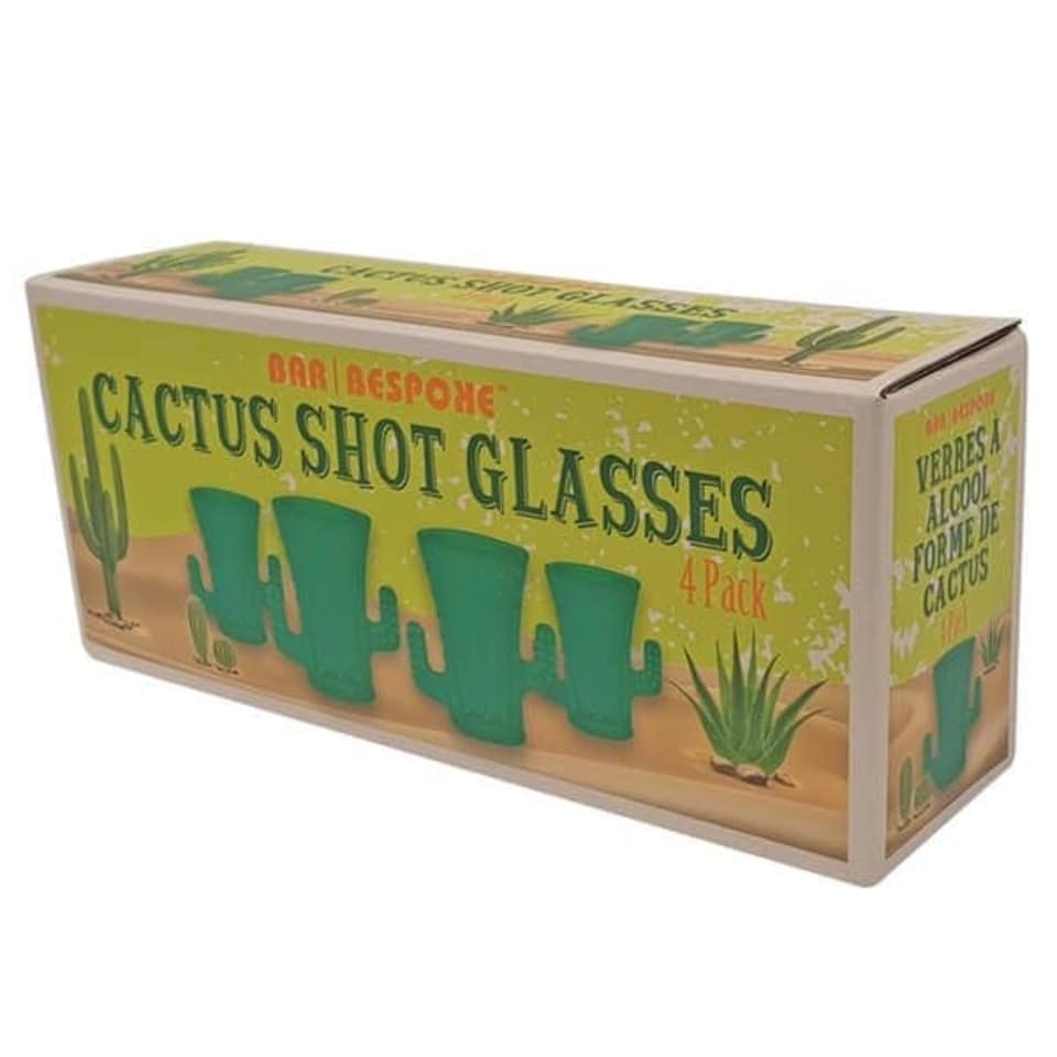 image 1 of Bar Bespoke Cactus Shot Glasses 4 Pack