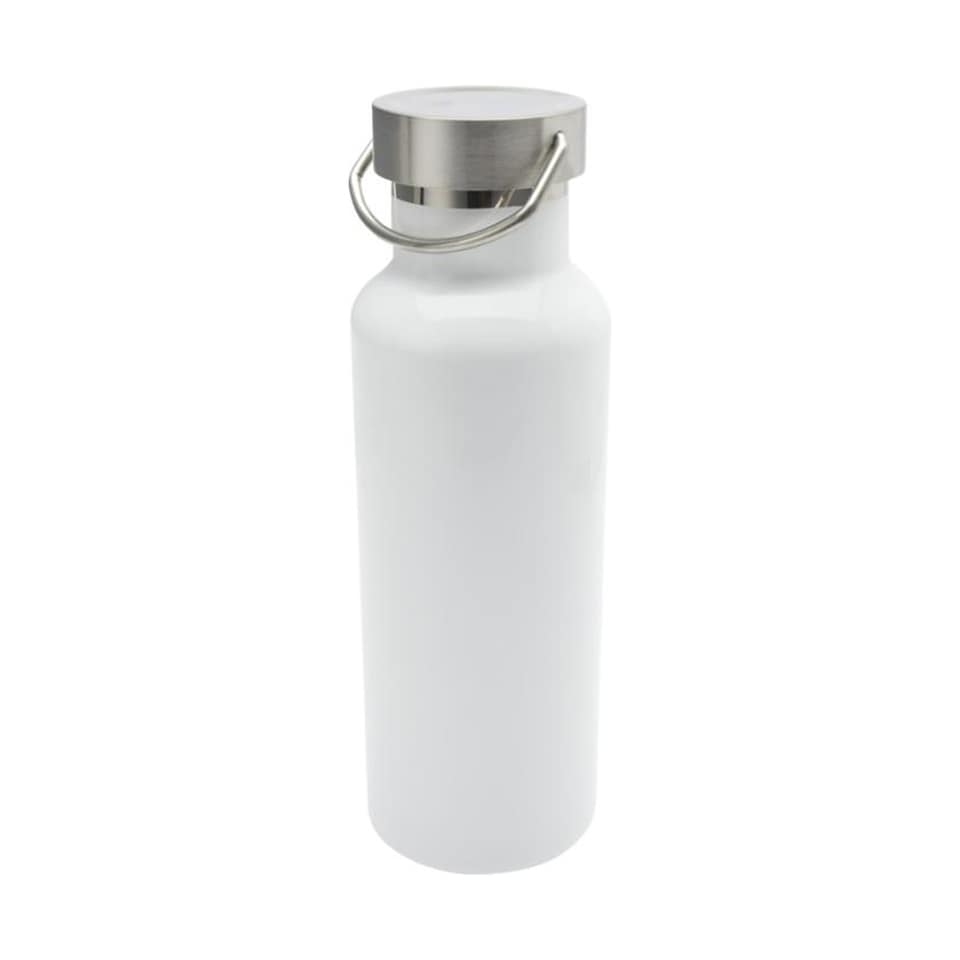 image 1 of Floso Thor Sublimated Stainless Steel 500ml Water Bottle | White | White | 1