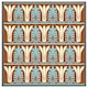 image 4 of Egyptian flower ornament pattern (Picutre Frame) White | M