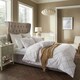 image 1 of Samantha Faiers Home Laurel Natural Trail Linen Duvet Cover and Pillowcase Set - Double