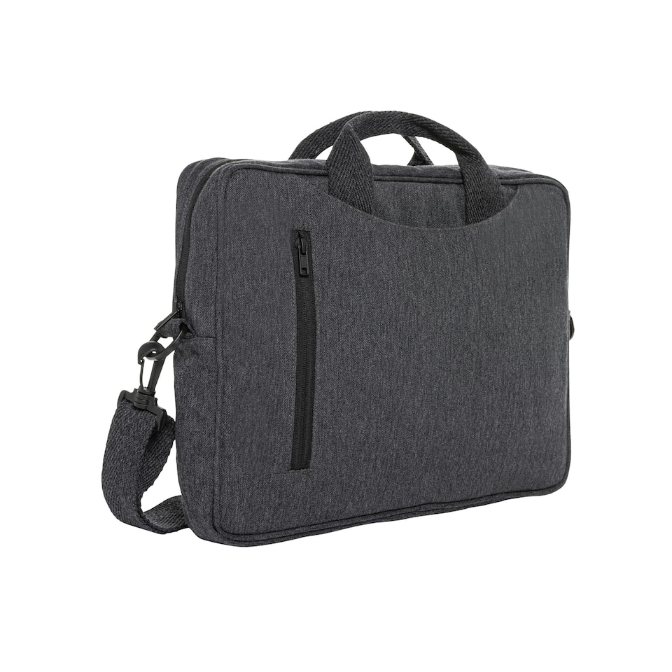 image 1 of XD Collection Laluka Recycled Cotton Aware Laptop Bag - Anthracite - One Size | Grey