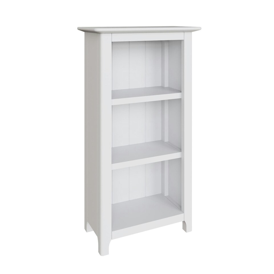 image 1 of Palma 3 Tier Bookcase Pure White White