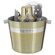 image 1 of 7Pc Bar Set With Brushed Gold Finish