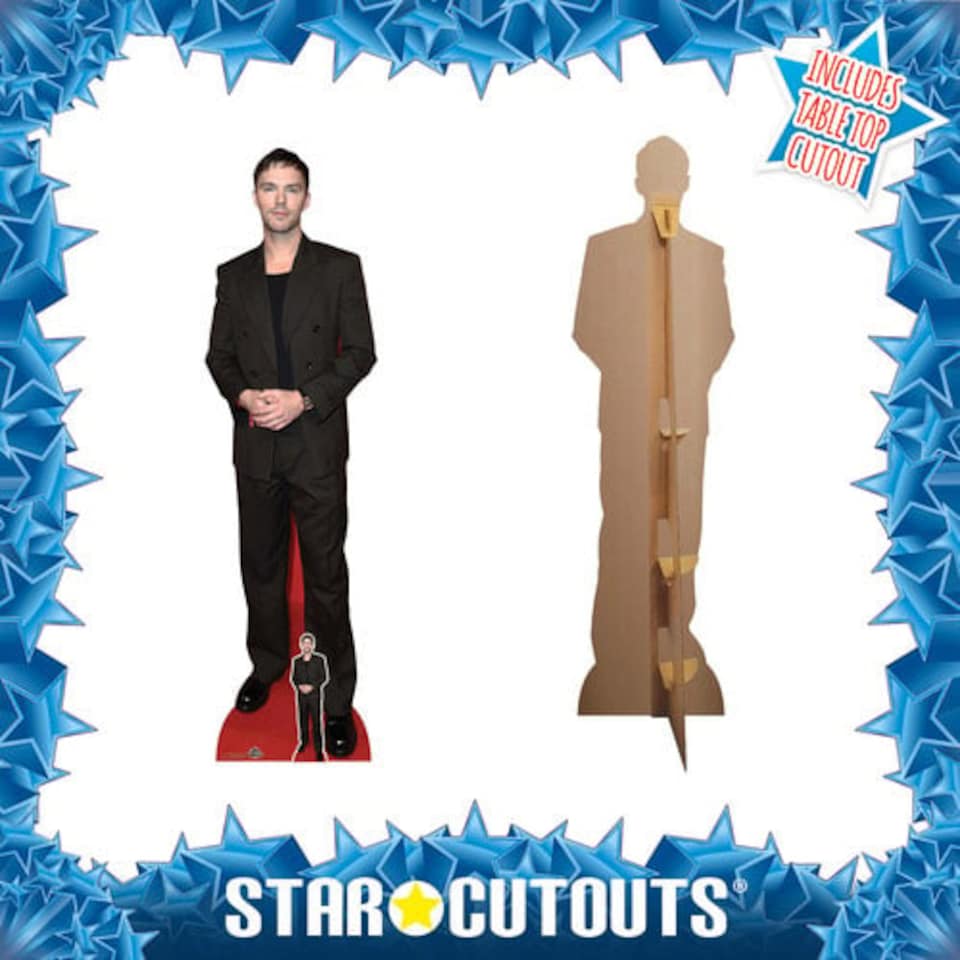 image 1 of Nicholas Hoult Black Suit Lifesize Cardboard Cutout 191cm