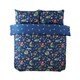 image 2 of Autumn Forest Microfibre Reversible Duvet Cover Set with Pillowcase Multi | Blue | King