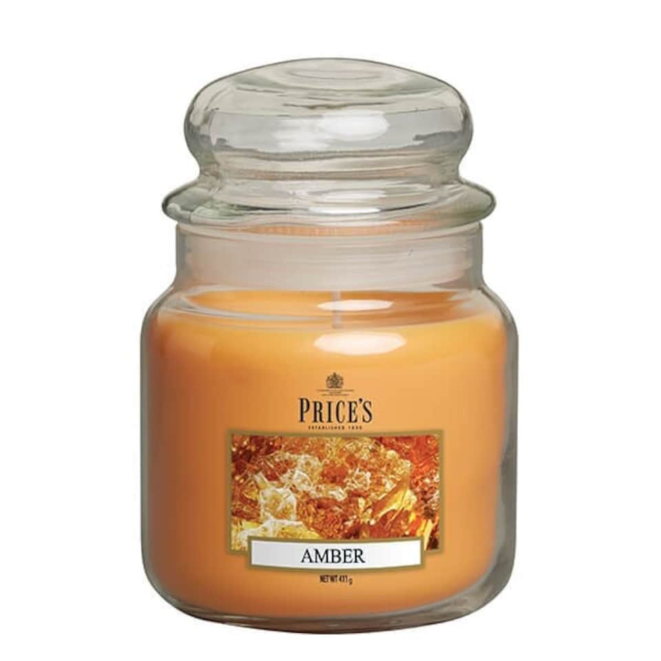 image 1 of Prices Fragrance Collection Amber Medium Jar Candle