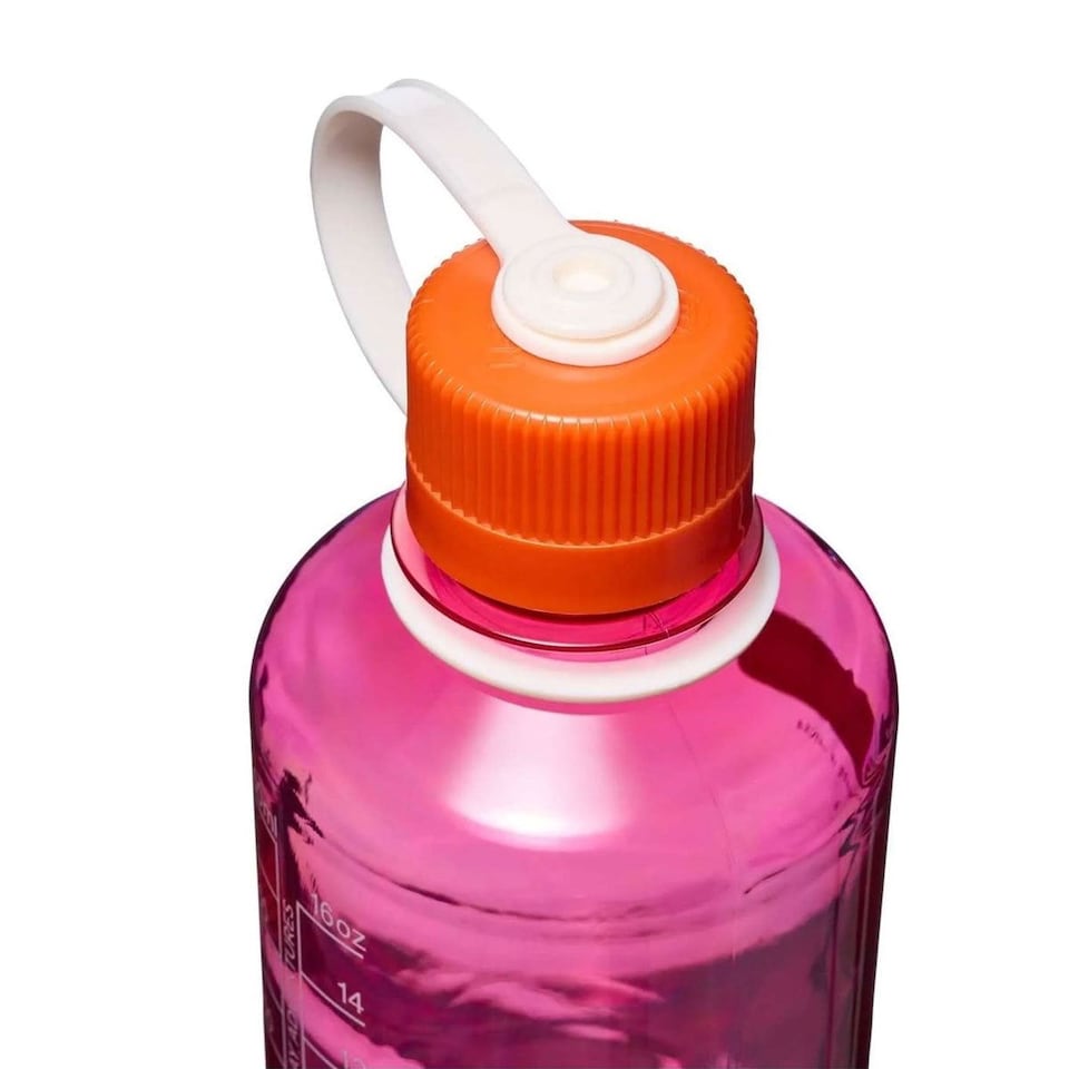 image 1 of Nalgene Narrow Mouth 500ml Tritan Renew Water Bottle - Fuchsia Purple - Flame Cap