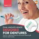 image 5 of SOL 2pk Denture Toothbrush, UK Retainer Brush for Cleaning False Teeth