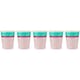 image 2 of Creative Party Paper Cheetah Print Party Cup (Pack of 8) - Pink/Blue/White - One Size