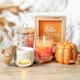 image 5 of Autumn Leaves Warm Vanilla Scented Jar Candle