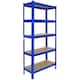 image 3 of Monster Racking 2 x T-Rax 75cm Blue & Metal Storage Workbench Blue