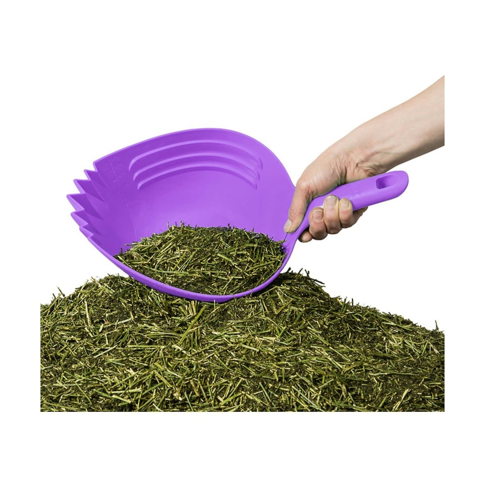 Parallax Plastics Ltd Shark Skup Horse Feed Scoop - Purple - One Size