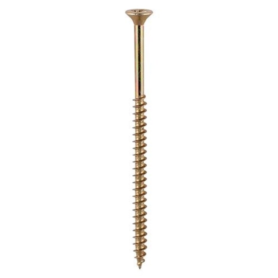 image 1 of Timco - Solo Woodscrews - PZ - Double Countersunk - Yellow (Size 5.0 x 80 - 325 Pieces)
