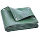 image 1 of Outsunny 3 x 4m Waterproof Tarpaulin, 90GSM Tear-Resistant PE Tarp | Green | Green | 300 x 400 cm