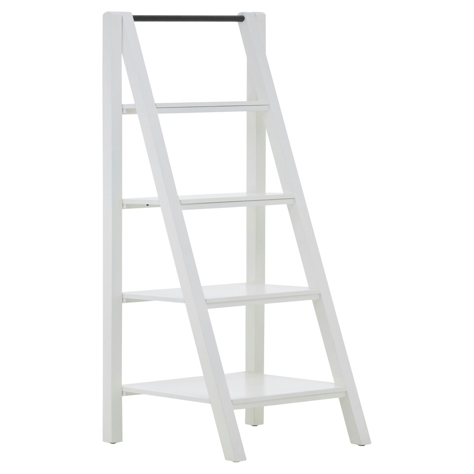 image 1 of Interiors by Premier Functional 4 Tier Shelf Unit, Stylish Standing Shelves For Livingroom, Versatile Shelving Unit For Bedroom White