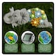 image 3 of Solar Elephant Statue (13x23x14cm) - Garden Ornament