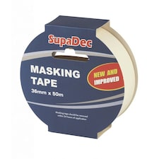 SupaDec Masking Tape - White - 3.6cm