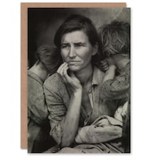 Dorothea Lange Art Card Migrant Mother and Children Photograph