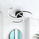 image 1 of Curve - Black LED Flush Ceiling Light | Black | 1