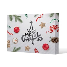 Christmas greeting design (canvas) / 114 x 77 x 4cm | Multi