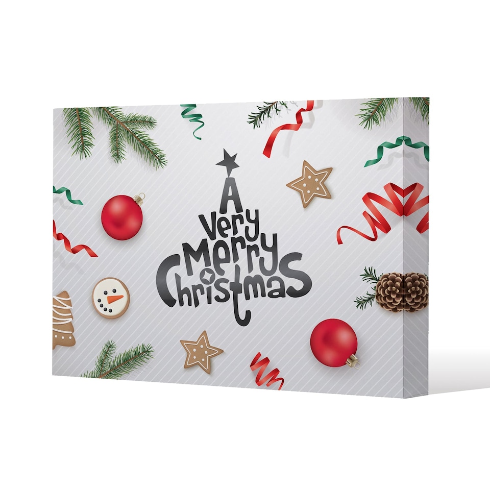 Christmas greeting design (canvas) / 114 x 77 x 4cm | Multi