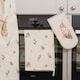 image 2 of Wrendale Designs Illustrated Animal Single Oven Glove - Woodlanders Design