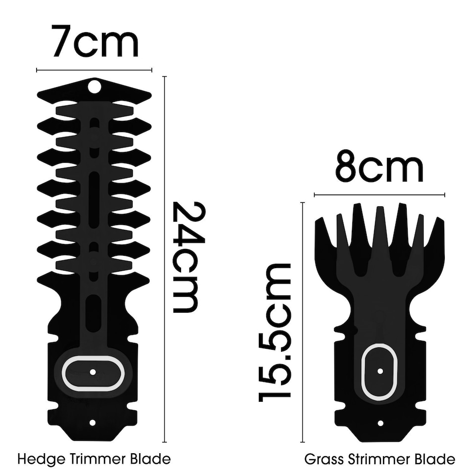 image 1 of Gracious Gardens 3.6V 2 in 1 Cordless Hedge Trimmer Cutter
