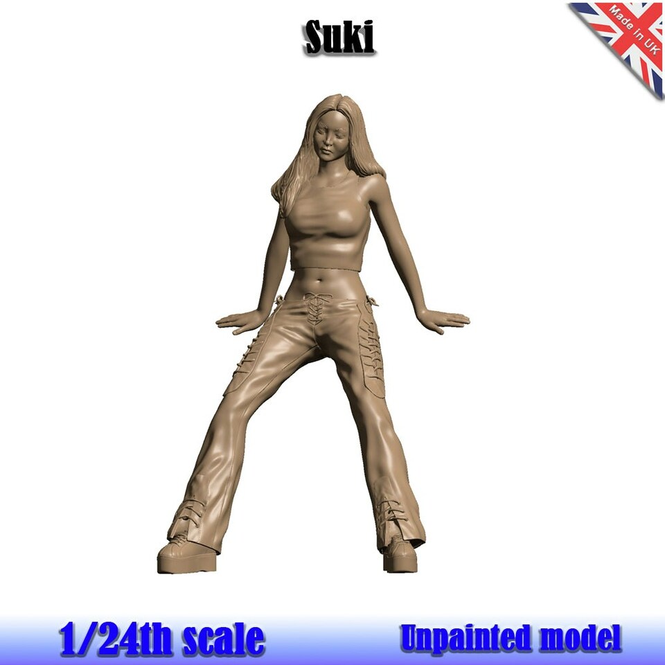 image 1 of Suki Fast and Furious Unpainted Figure 1:24 Scale Wasp S 24