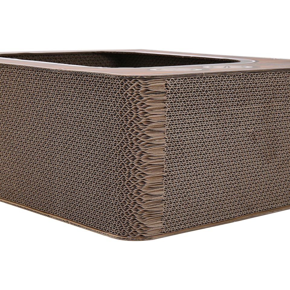 image 1 of Living and Home Cat Scratcher Pet House Bed - TV Shape Design