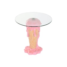 Side table Home ESPRIT Pink 48 x 48 x 49 cm N/A