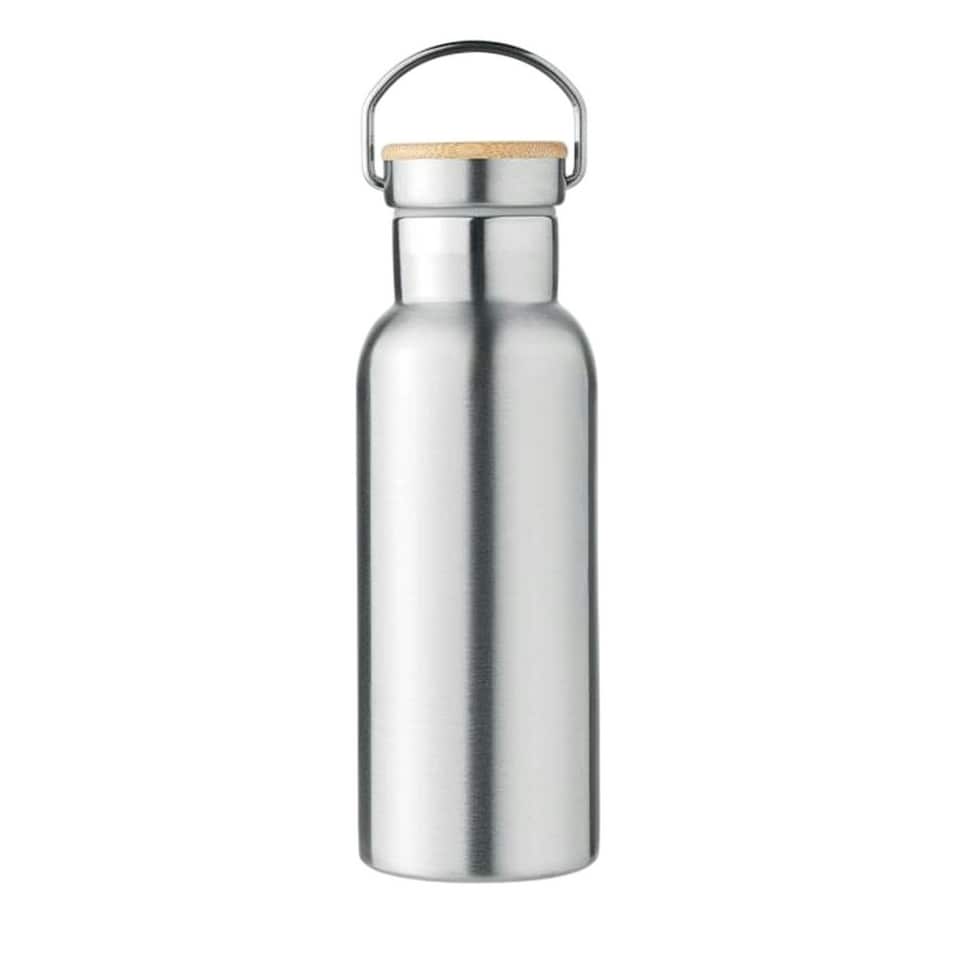 image 1 of MidOcean Helsinki 500ml Flask - Matt Silver - One Size Multi | One Size