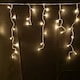 image 4 of 300 LED 7.5m Premier Christmas Outdoor 8 Function Icicle Lights in Warm White