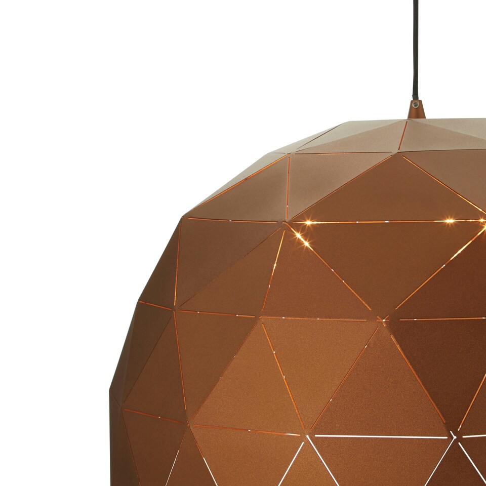 image 1 of Interiors by Premier Large Coffee Dome Pendant Light
