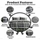 image 5 of Happy Daze Printed Duvet Cover Set Reversible Polycotton Beddings Grey | Single