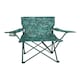 image 2 of Mountain Warehouse Folding Chair Patterned Handy Lightweight Outdoor Camping Green | Khaki