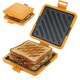 image 1 of SPARES2GO Microwave Toastie Maker Sandwich Grill Microwaveable Grilled Non-stick Silicone