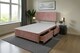 image 1 of Emily No Draw Divan Bed Base with Headboard Plush Velvet