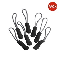 Quadra SLX Zip Pulls (Pack of 10) - Grey - One Size (UTBC5605)