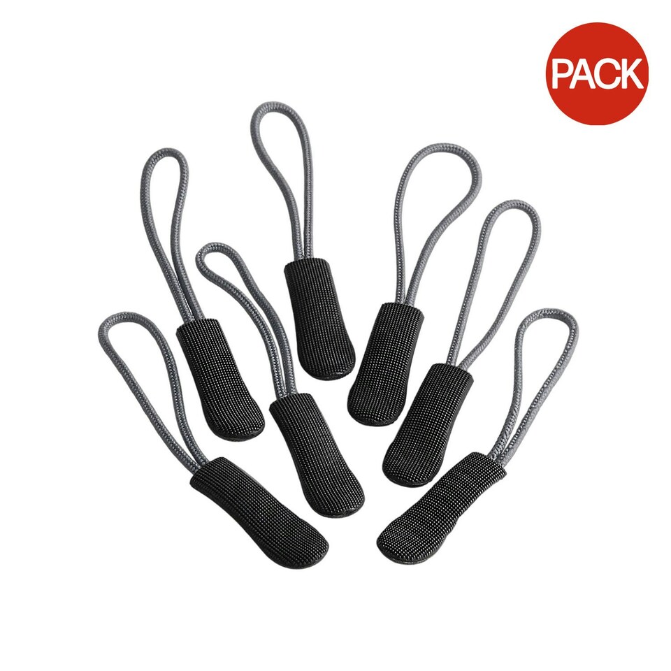 image 1 of Quadra SLX Zip Pulls (Pack of 10) - Grey - One Size (UTBC5605)