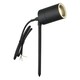 image 2 of Set of 2 Blaze - Black Outdoor Spike Lights Black | Clear